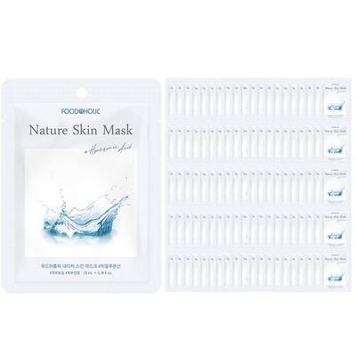 (100 Sheets) FoodaHolic Nature Skin Hyaluronic Acid Mask Pack_631373
