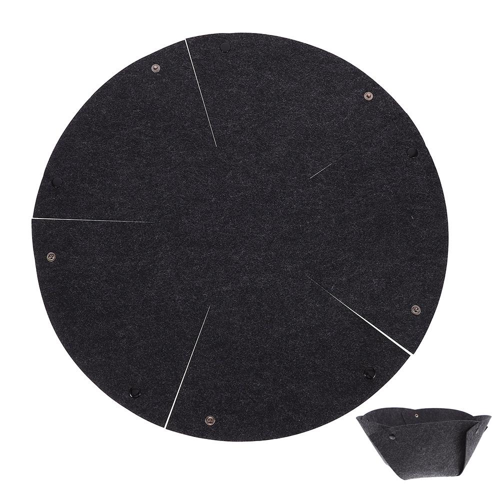 14-Inch Felt Fabric Planter Liner Reusable Round Basket Insert for Hanging Flower Pots Indoor Outdoor Gardening Moisture Control