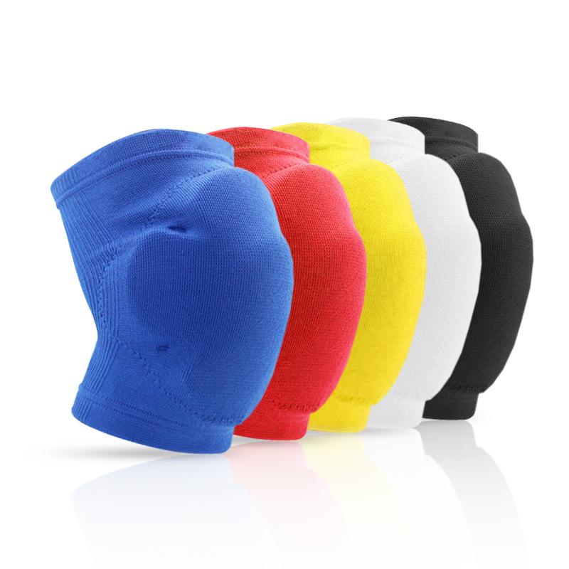Sponge Anti-collision Knee Pads for Cycling, Ice Skating, Volleyball, Roller Skating, Basketball & Skiing with PU Shock Absorption
