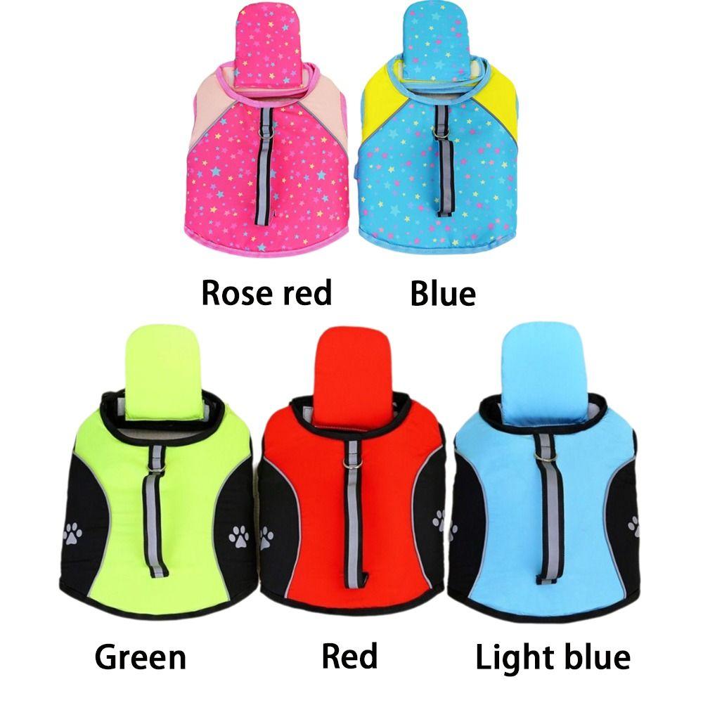 High Flotation Pet Swimming Jacket Adjustable Dog Swimming Vest Pet Supplies Dog Life Jacket  Beach