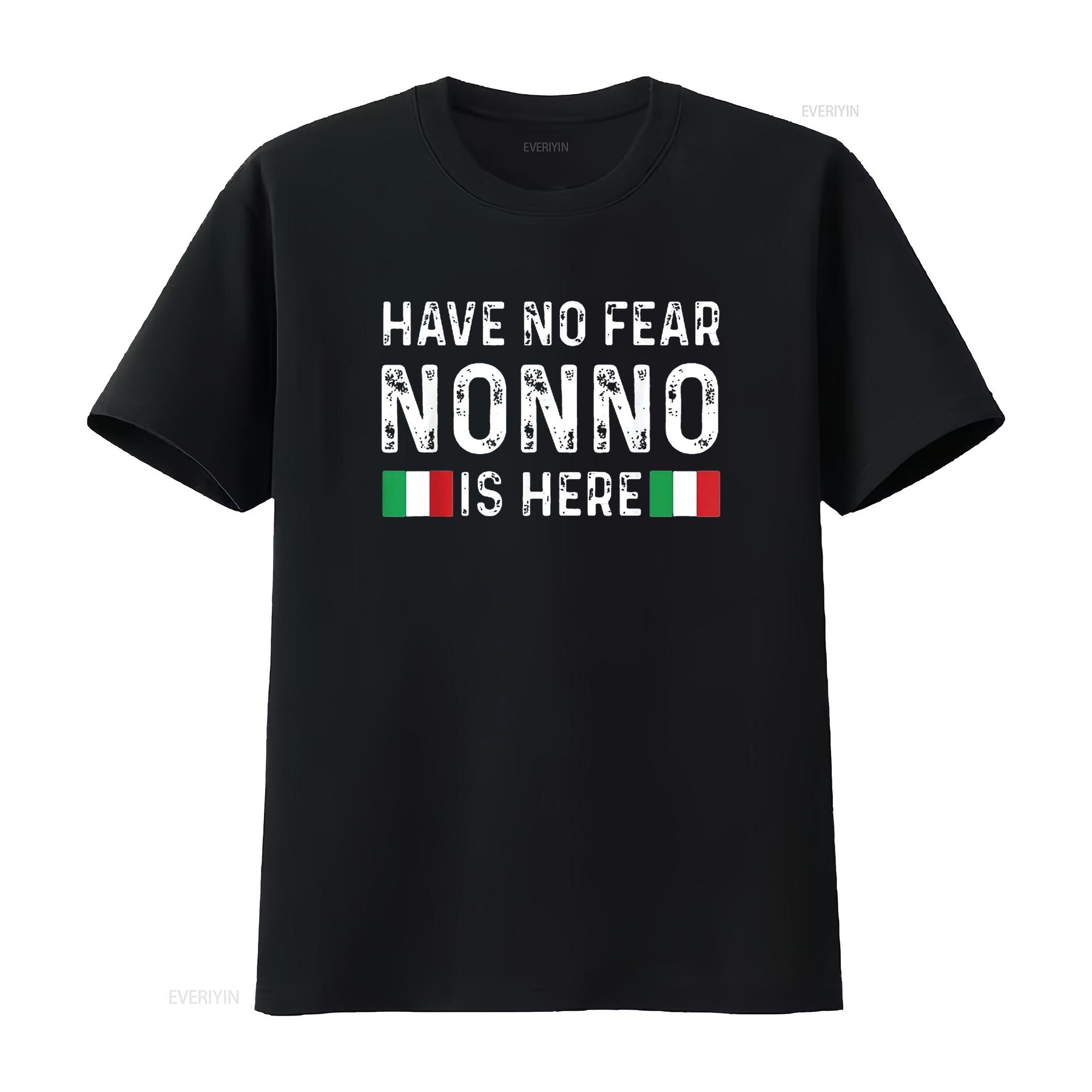 

Nonno Funny Italian Grandpa Italy Grandfather Womens T Shirt Black 2XL vintage Washed fashion Unisex Comfortable homme 4XL