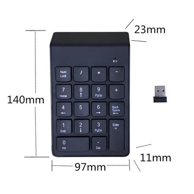 Kabelloses USB-Zahlenfeld Nummernblock Zifferntastatur Für Laptop Desktop