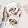 Clear Earphone Cases Cover With Hook Case For Samsung Galaxy Buds 4 Pro 4Pro 2 3 FE Live 2Pro 3Pro Capybara Cute Cartoon