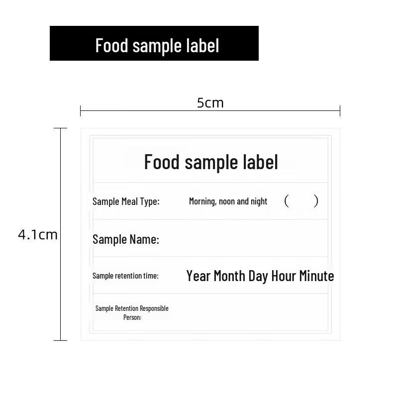 PP Food Sample Retention Box