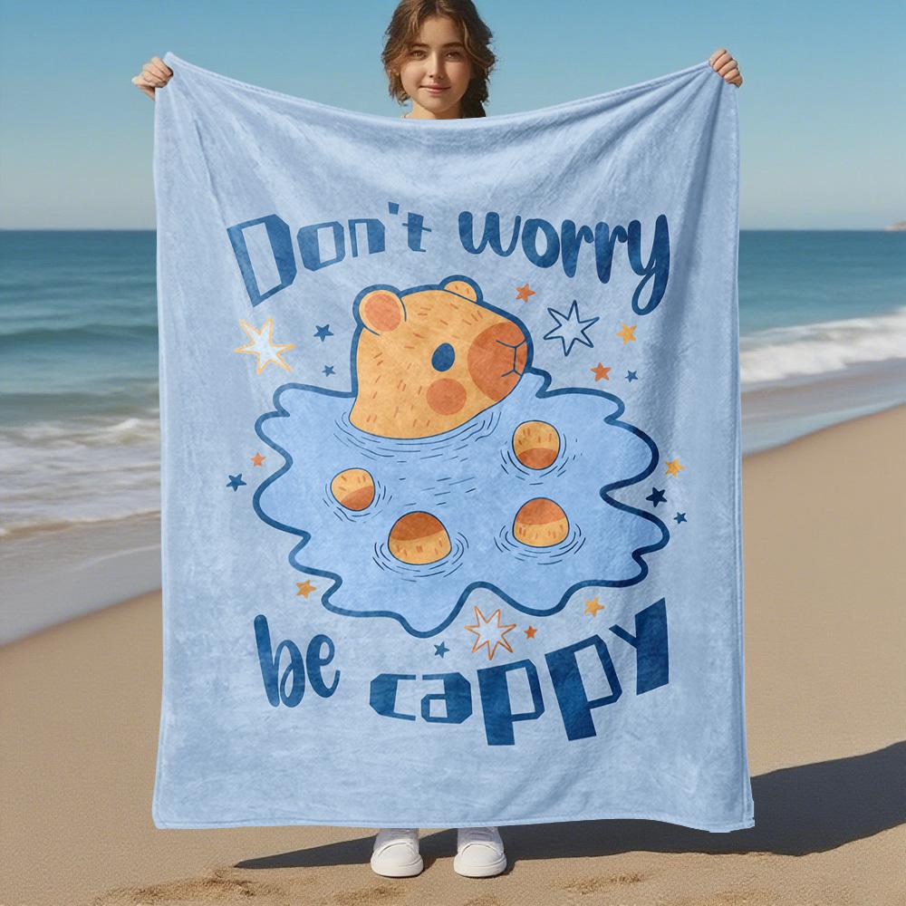 Bear Cappy Outdoor Flannel Blankets, Outdoor travel, Home Blankets, Fan Gifts,Suitable for All Seasons, Christmas Gifts. R1127126