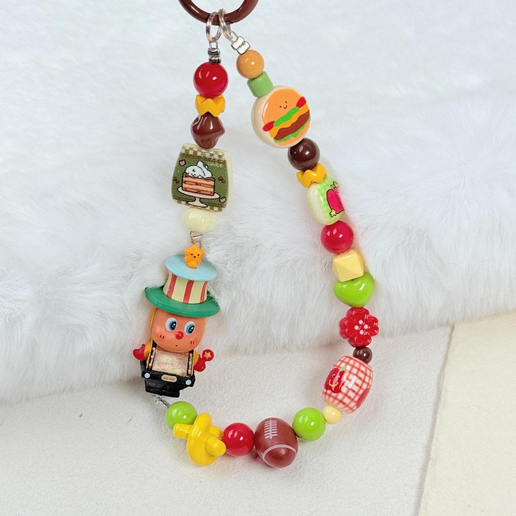 Customizable Beaded Star Doll Charm for Phone or Bag