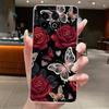 Luxury Butterfly Flower Case For Vivo iQOO Neo 10 / Neo10 ( Snapdragon 8s Gen 4 Version ) Clear TPU Silicone Cover Fundas Coque