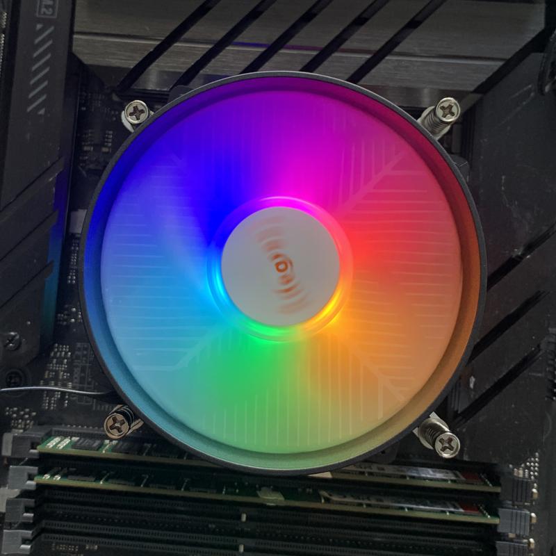 CPU Air Cooler 4PIN Copper Core 90MM RGB PC Processors Cooler for Intel 1150/1151/1155/1156/1700/1200/1366/2011/2011-3/X99/X79