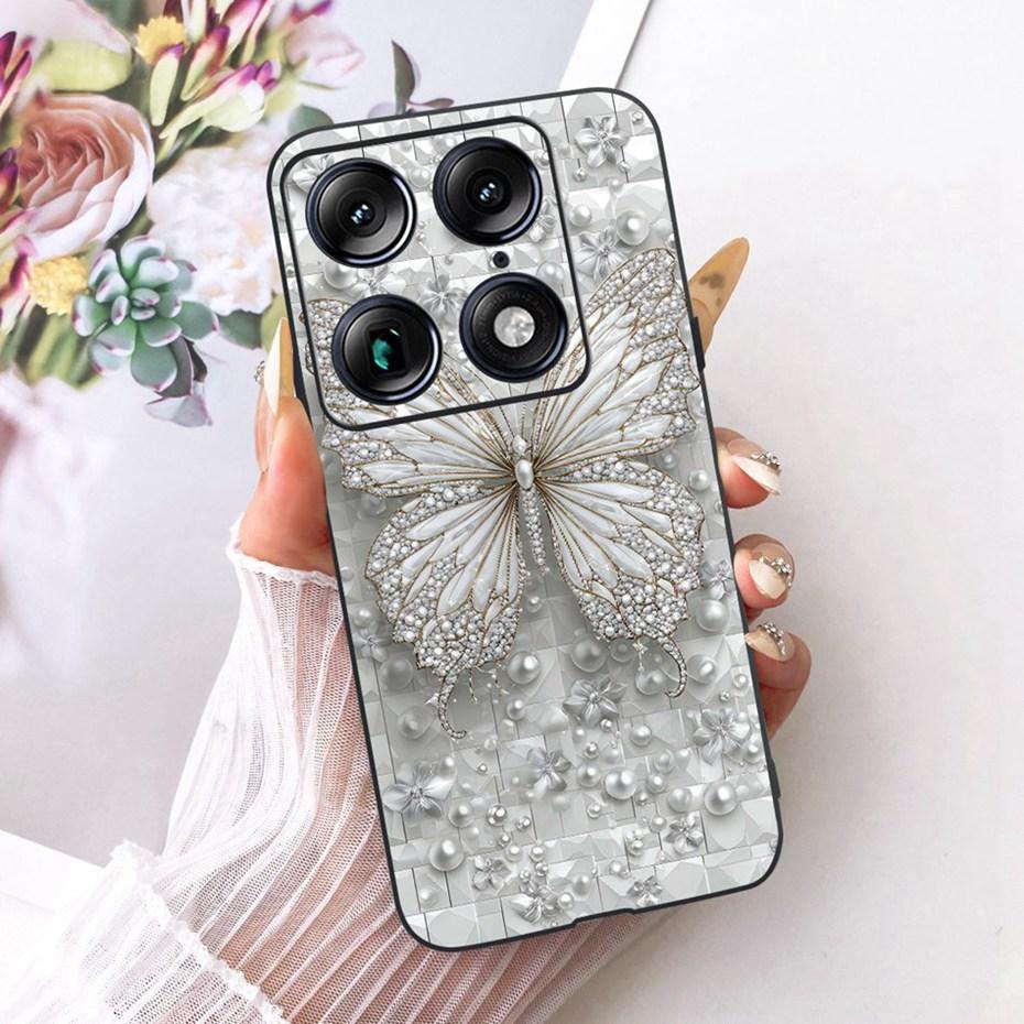 Fashion Letter Phone Case For Motorola Signature XT2603-2 Back Cover For Motorola Signature 5G Soft Black Silicone Cases