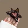 Korean Style Star Claw Clip: Elegant Medium Shark Hair Clip for Women