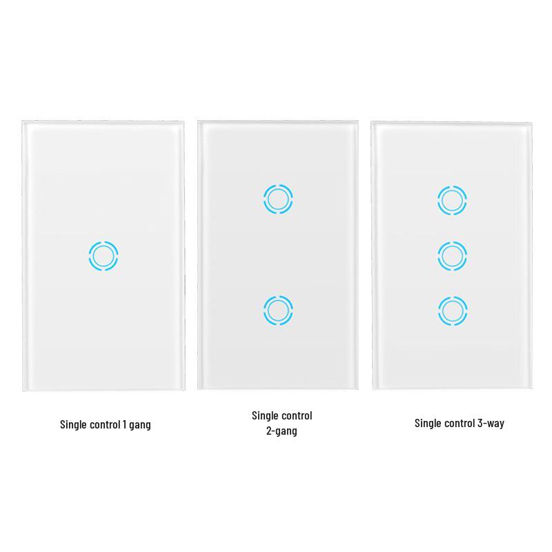 WiFi Smart Touch Switch with Alexa Voice Control & Mobile App, US Standard Panel