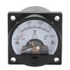 Round Voltmeter ABS Analog Dial Panel Gauge Accurate Tool for Measuring SO‑45 AC 0‑300 V