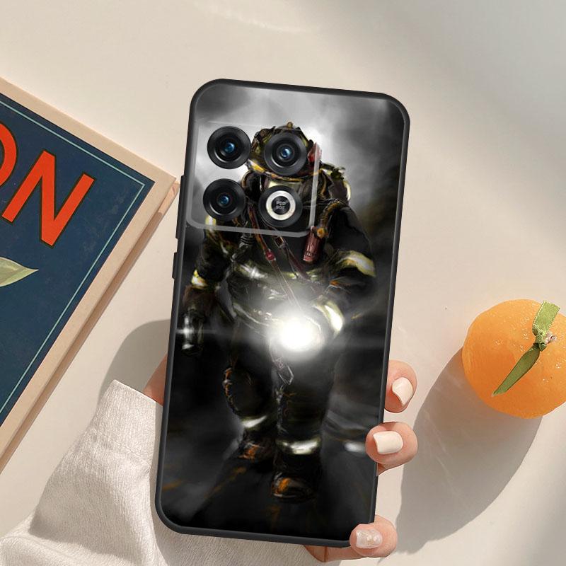 Firefighter Heroes Fireman Cool Case For OnePlus 13R 12R 10R 13T 10T 11 12 13 15 OnePlus Nord 5 CE 2 3 4 Lite N20 N30 Cover