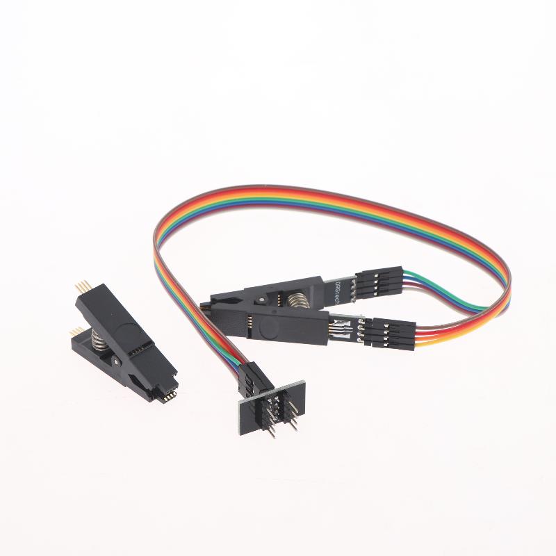 Sop8 To Dip8 Programmer Testing Clip 8 Pin Ic Test Clip Clamp Pitch 1.27Mm For Eeprom 93Cxx 25Cxx 24Cxx In Circuit Programming