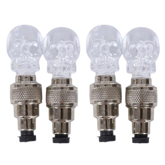 2/4ks Světlo na ventil duše jízdního kola Chytrý senzor LED Lampa na kolo pro noční jízdu Barevná Dekorativní lampa na ventil silničního nebo horského kola Příslušenství pro jízdní kola