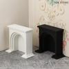 1/12 Mini Fireplace Furniture Model Dollhouse Christmas Scene Decoration Accessories Children Pretend Play Toys