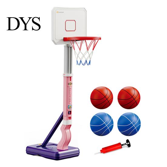 Kinder Pool Basketball Set Pool Korb Spielzeug mit 4 Bällen Luftpumpe Verstellbare Höhe Schwimmen für Innen Außen Garten Wurfspiel Set Jungen Mädchen Geschenke