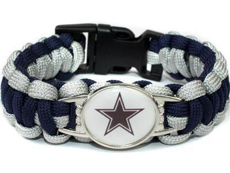 Handgeflochtenes NFL Paracord-Armband für Herren - 32 Teamoptionen für europäische & amerikanische Sportler