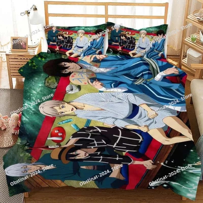 3D Cartoon Duvet Cover Set Bungo Stray Dogs Tales of the Lost Bedding Sets Comforter Duvet Cover Pillowcase For Home Textiles