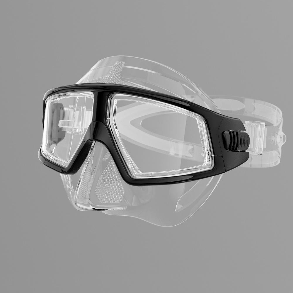 Diving Goggles Large Frame Free Diving Mask Adult Myopia Swimming Goggles Snorkeling Equipment HD Anti-fog