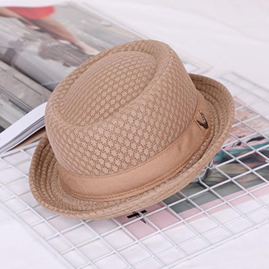 Jazz Hat, Foldable Pig Ear Sun Hat with UV Protection, Breathable Mesh Summer Travel Hat for Women Men