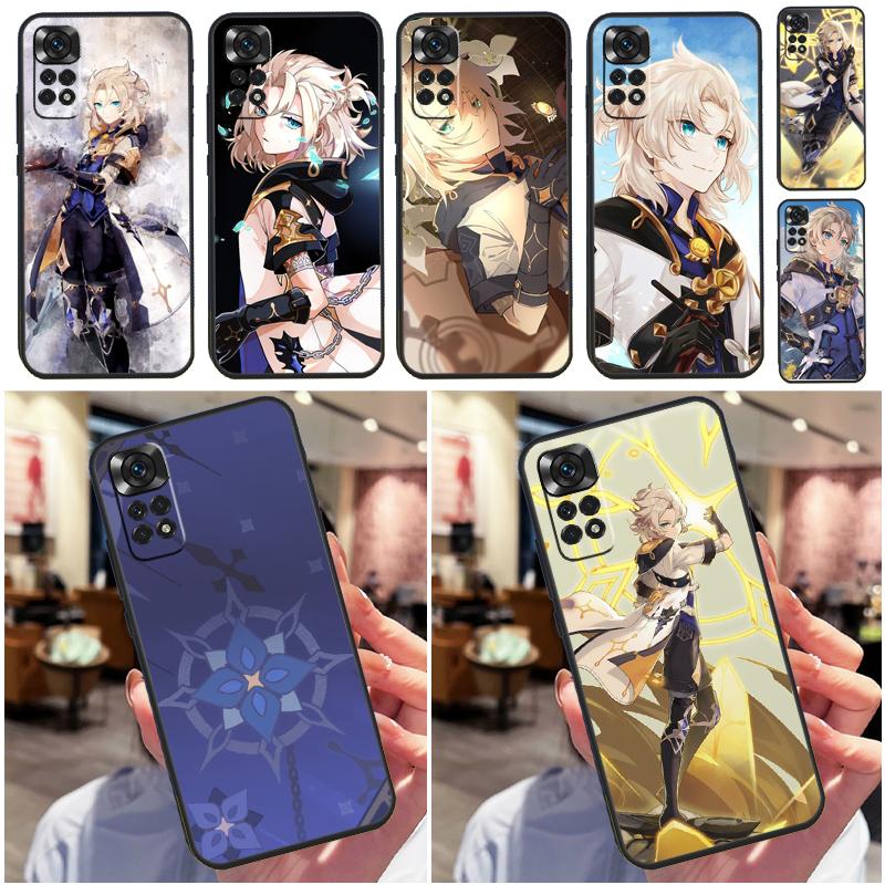 Albedo Genshin Impact Funda For Xiaomi Redmi Note 14 13 Pro 9 10 11 12 9S 10S 11S 12S Redmi 13C 10C 12C 14C Case