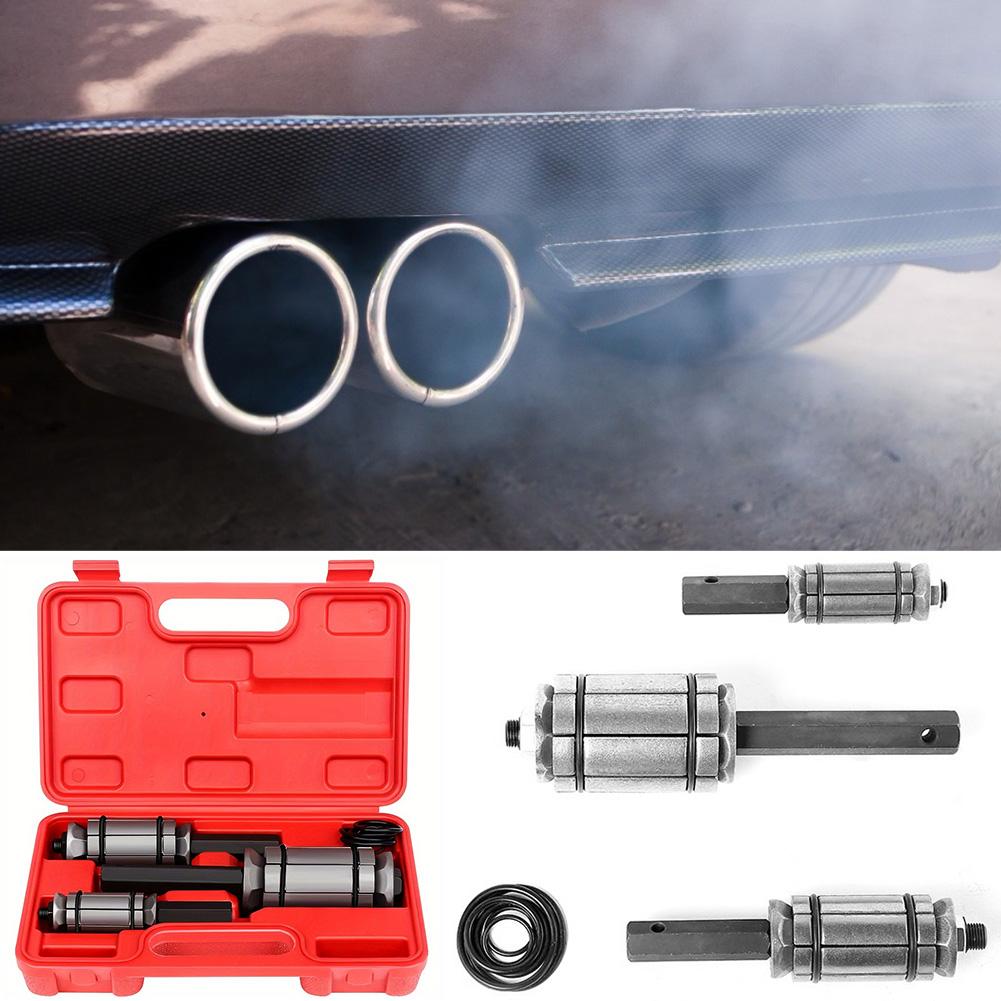 3Pcs Car Exhaust Muffler Tail Pipe Expander Spreader Automobile Exhaust Pipe Expander Repair Tool Kit for Car Motorcycle