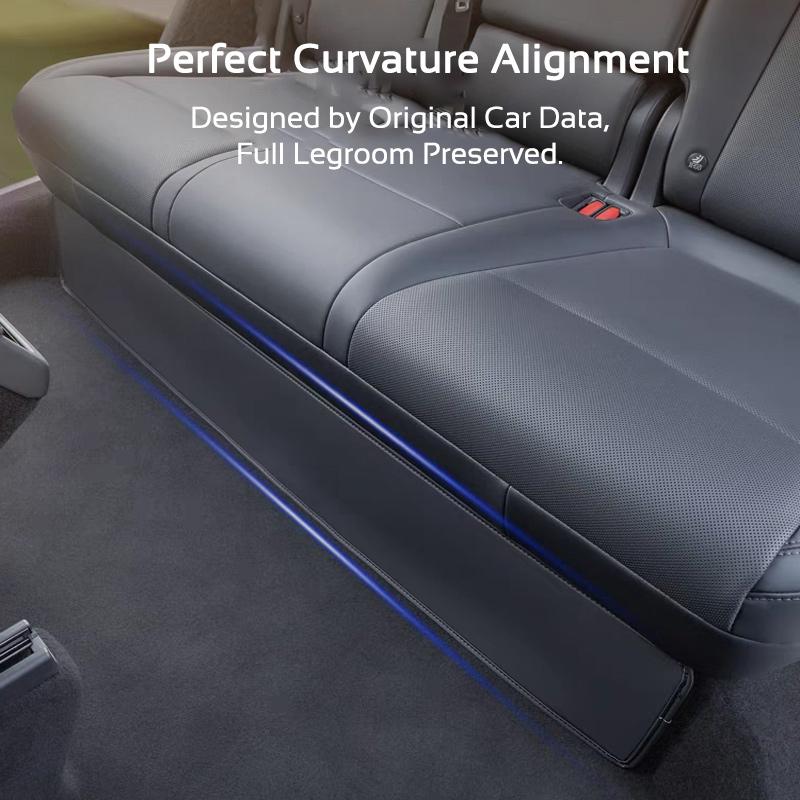 For Tesla Model 3 Highland Y 2024-2026 Juniper Rear Seat Lower Protective Mat PU Anti-kick Pad Protector Cover Car Accessories