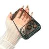 iPhone 17 Pro Max & 17 Air Glitter Case with Lens Film Protection - Sparkling Starry Sky Design