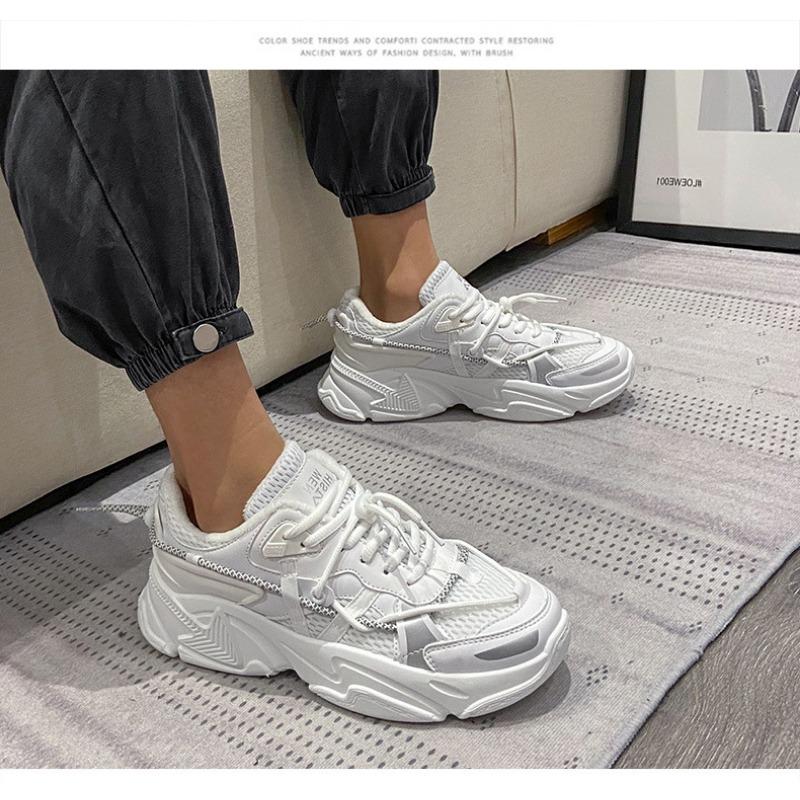 Женская весенняя новая корейская версия повседневная обувь спортивная белая обувь обувь — фото 12