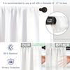 2pcs- Leopard Print Rose Polyester Curtains, Pole Bag Curtains 42*84, Bedroom, Living Room, Home Room Decoration