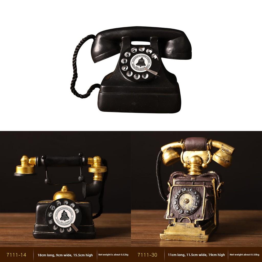 Telephone Resin Classic Art Piece For Living Room Bookshelf Tv Decor Cabinet