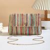 Ethnic Style Woven Crossbody Bag Portable Clutch Bag Artistic Mobile Phone Pouch  Girls