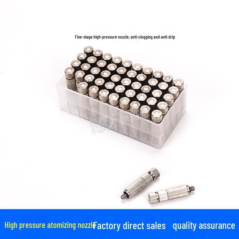 High-Pressure Atomizing Spray Nozzle for Greenhouse, Pesticide Application, and Disinfection