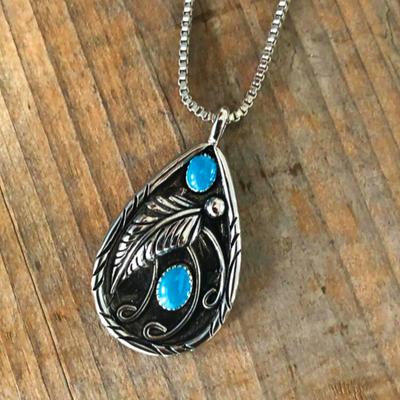 New Antique Silver Color Water Drop Shape Vintage Pendant Necklace for Women Punk Accessories Girl Gift Party Jewelry