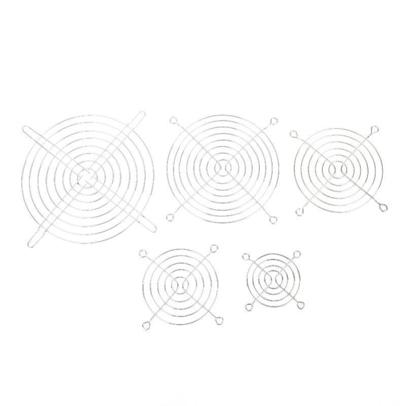5Pcs 60Mm 80Mm 92Mm 120Mm 150Mm Fan Grill Cooling Fan Grill Metal Iron Nets For Axial Cooling Fans Computer Fan Accessories