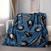 1pc Winter Animals Print Blanket  Lightweight Flannel Throw Blanket For Sofa, Bed, Living Room, Office, Outdoor Travel, Camping, Soft All-Season Throw