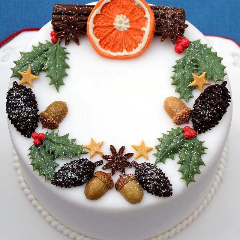 1 Pieza Conos De Pino Forma Sugarcraft Silicona Molde Fondant Molde Pastel Decoración Herramientas Chocolate