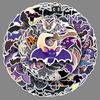 50 Bat Graffiti Cartoon Halloween Animal Guka Water Cup Suitcase Stickers, Waterproof