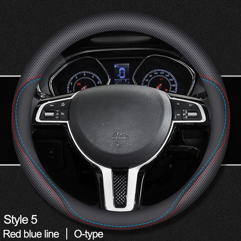 Car Steering Wheel Cover Wrap for JAC J7 JS3 JS4 2025 2025 2025 2025 D Type Steering-Wheel
