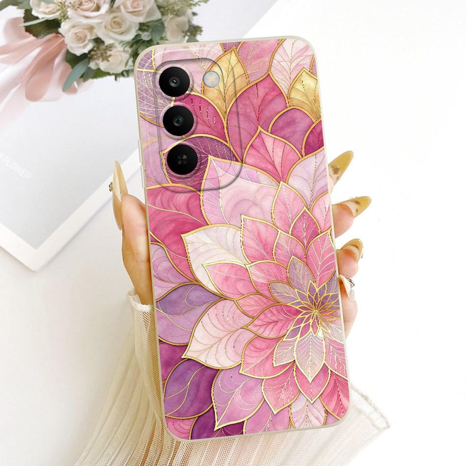 Für Realme C83 Niedliche Katze Blume Cartoon Handyhülle Für Realme C83 C 83 5G Weiche Silikonhüllen Stoßfänger