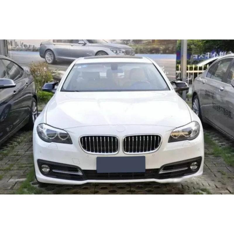 For BMW 5 Series F10 F11 F18 LCI Side Mirror Cover Caps Glossy Black 2014-2016