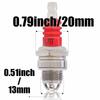 5 Pcs 3 Electrode Spark Plug L7T 3c 4c 47cc 49cc 2-Stroke Mini Pocket Bike ATV Quad Scooter Trimmer Blower Chaaw Strimmer