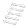 5pcs Elastic Nose Bandage High Absorption Capacity External Nasal Bandage Dressing Holder for Post Surgery Recovery White