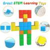 Magnetic Blocks,1.41 inch Large Building Blocks for Kids Ages 3-5 4-8 Sensory Magnetic Cubs for Kids 1-3 Preschool Educational Gifts Toys for