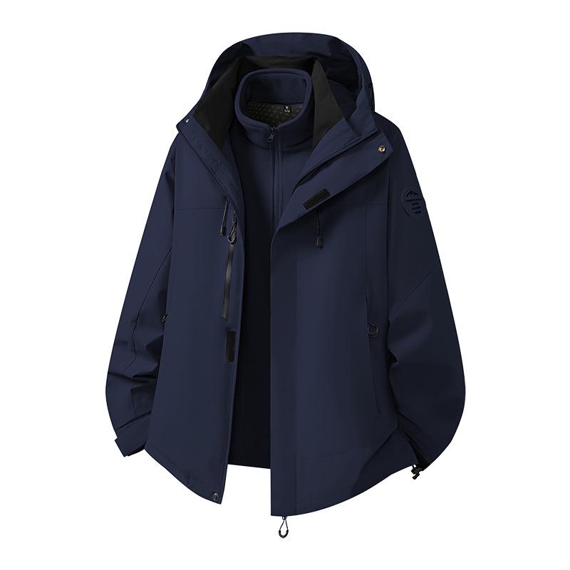 Women s Moonlight Blue Petite Ski Jacket 2026: New 3-in-1 Windproof, Waterproof Autumn/Winter Mountaineering Coat. XL