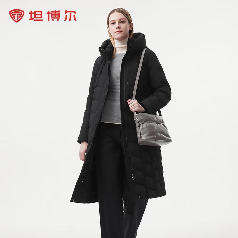 Tamboer Women's Mid-Length Hooded Down Parka