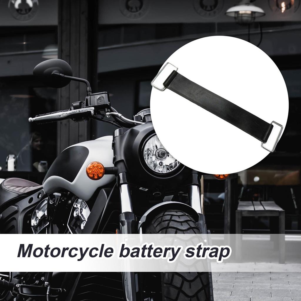 Motorcycle Battery Tie Down Strap Stretchable Motorcycle Battery Tie Sturdy Battery Strap Replacement Secure Battery Fixed