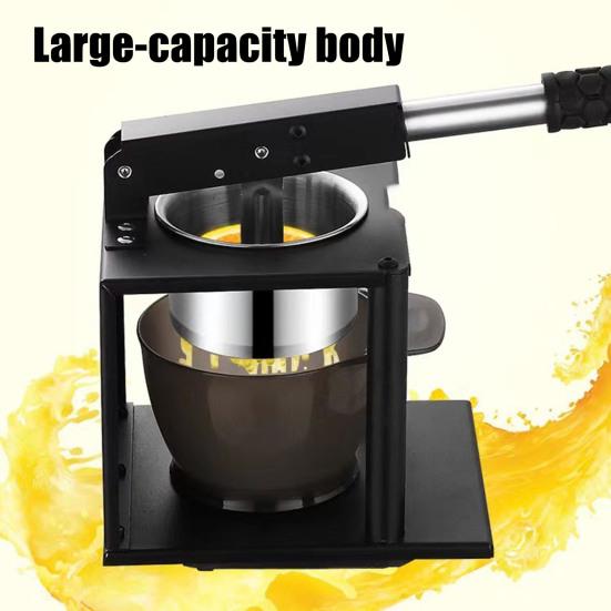 Stainless Steel Manual Juicer & Vegetable Press 2-in-1 Hand Press Juicer for Lemon Citrus Juice & Potato Pumpkin Puree Effortless Lever Operation