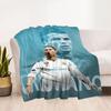 Cristiano Ronaldo Celebration Blanket Durable Comfort Suitable for Picnics Office Chair for All Seasons Digital Print Birthday Christmas Gift Blanket